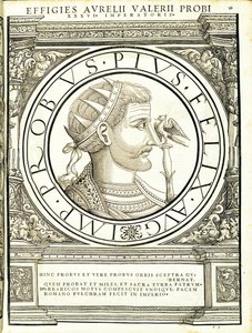 1559年にチューリッヒのアンドレアスゲスナーによって印刷された、ルドルフヴィッセンバッハによって彫刻された古代の硬貨のローマ東西の真実の画像の司令官から注文 作： Hans Rudolf Manuel Deutsch